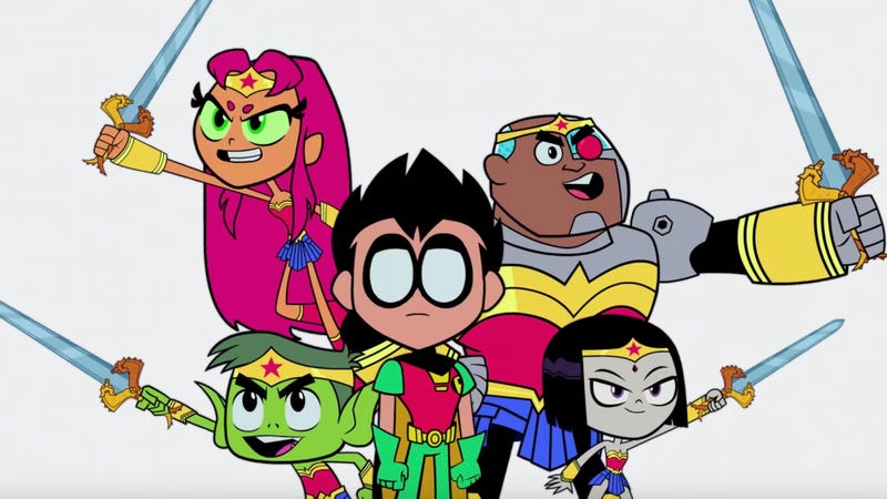 First Teen Titans Go To The Movies Trailer Loves Wonder -2622