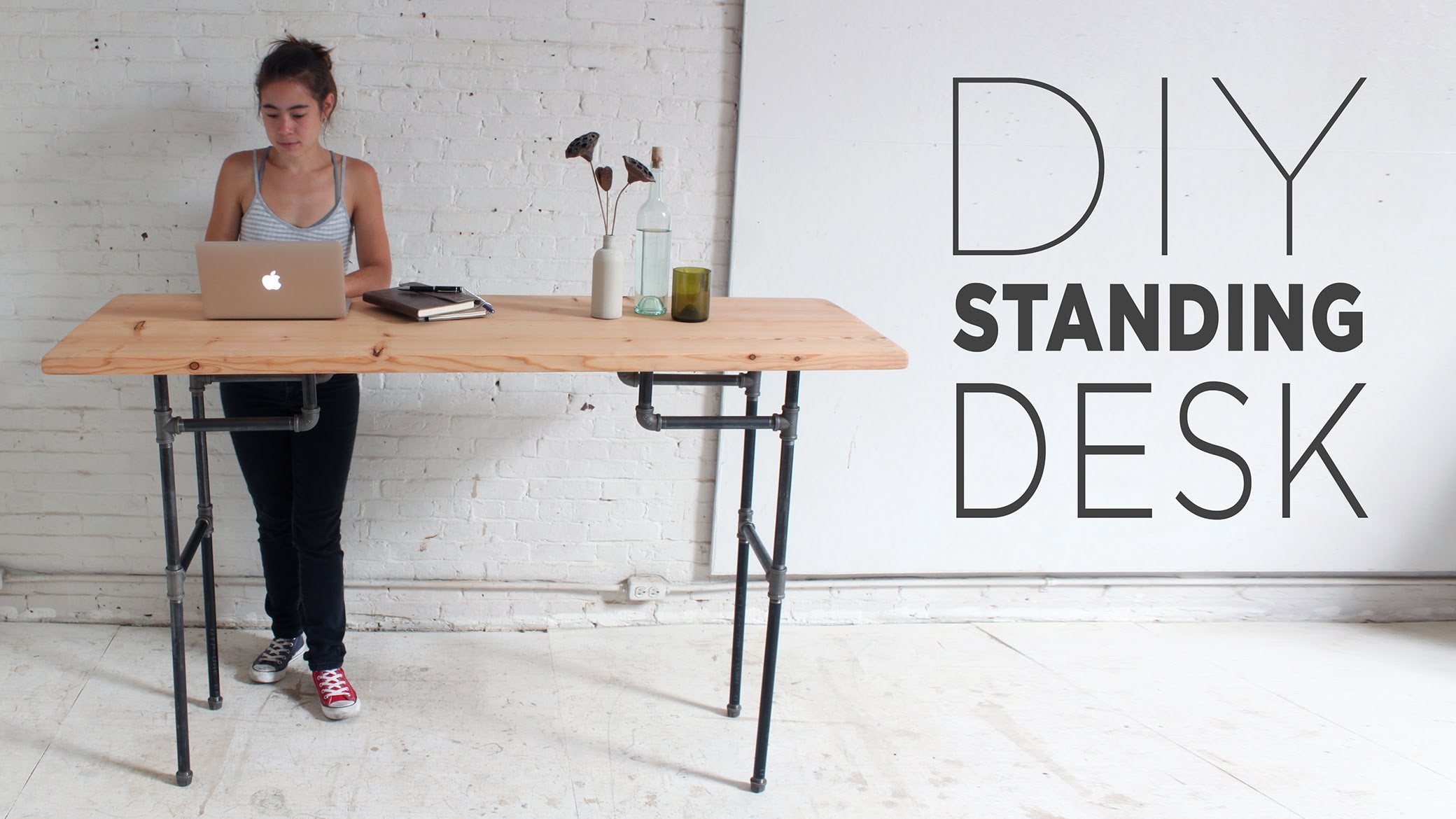 build a standing desk that converts to a work table