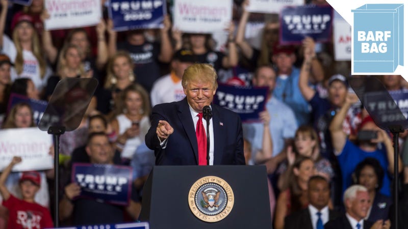 Illustration for article titled Ilhan Omar Isn't Afraid to Call Donald Trump a Fascist
