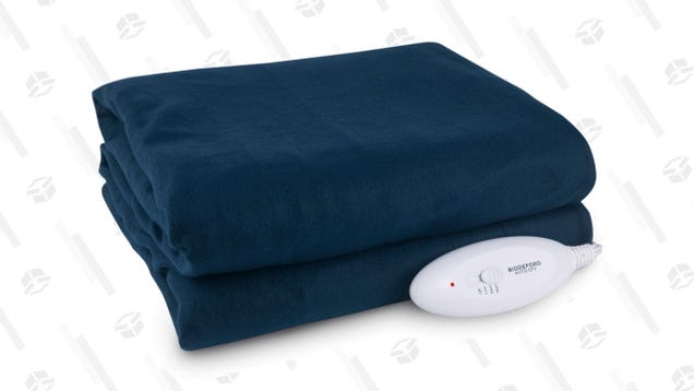 Stay In Bed Wrapped Up Under This $20 Heated Electric Blanket