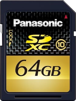Illustration for article titled Panasonic's Moves Into the SDXC Era with 64GB Flash Cards