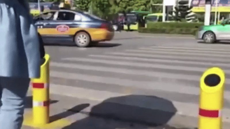 photo of Jaywalking in China Can Get You Hit with a Stream of Water image