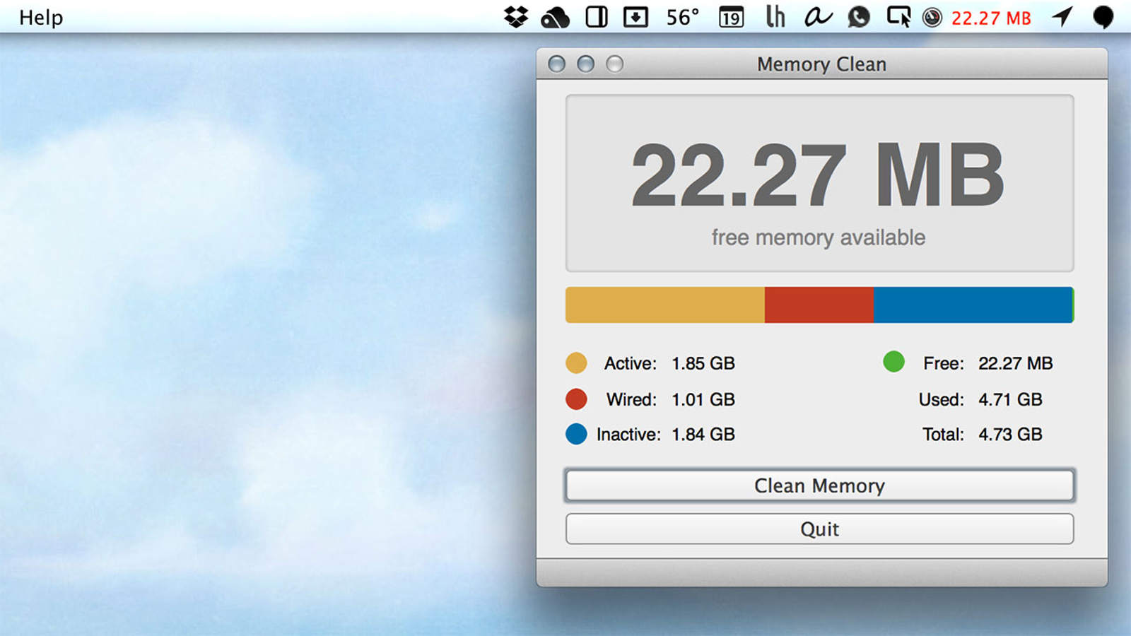 how to clear memory mac