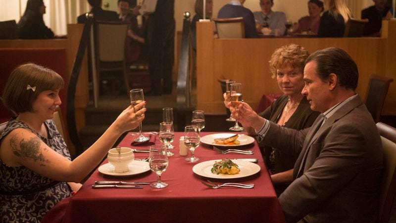 Lena Dunham, Becky Ann Baker, Peter Scolari