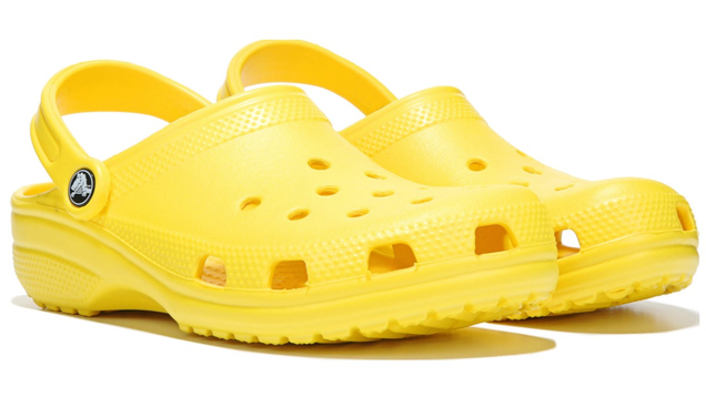 banana yellow crocs
