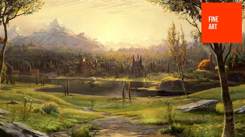 Illustration for article titled Fable's Concept Art is Like a Giant Storybook
