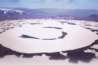 El aspecto que solía tener el glaciar Ok