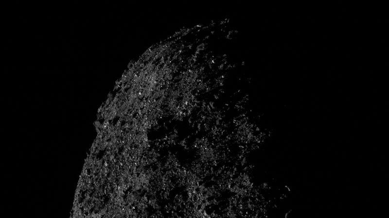 The asteroid Bennu, seen here after OSIRIS-REx’s “Orbital B” insertion.