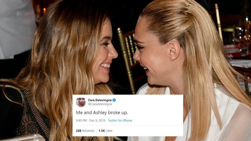 Illustration for article titled Can Someone Please Tell Me if Sex Bench Owners Cara Delevingne and Ashley Benson Broke Up or Not?