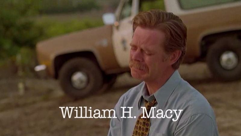 Illustration for article titled New video argues that William H. Macy is cinema’s biggest loser