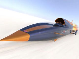 Illustration for article titled Bloodhound SSC Gang To Attempt To Break 1000 MPH Speed Mark