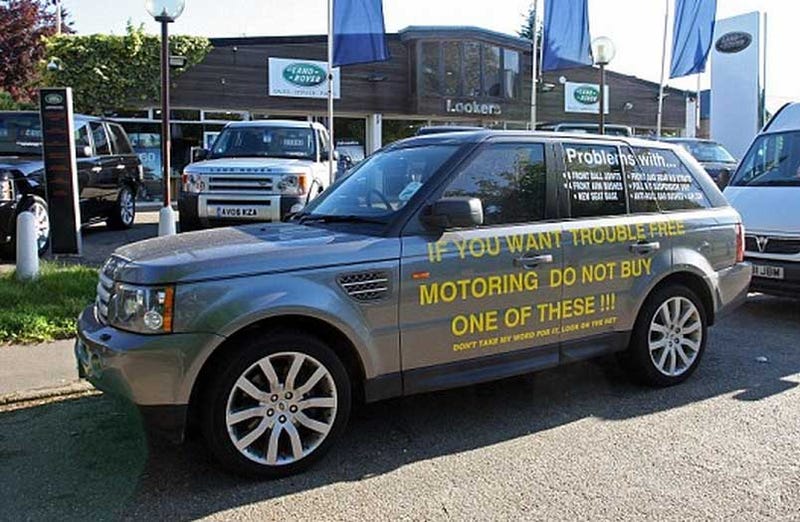 Who Owns Range Rover >> Range Rover Owner Advertises Faults On Lemon Parked Outside Who Owns Range Rover >> Range Rover Owner Advertises Faults On Lemon Parked Outside