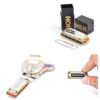 Illustration for article titled Just You Try and Play Heart Of Gold on the World's Smallest Harmonica