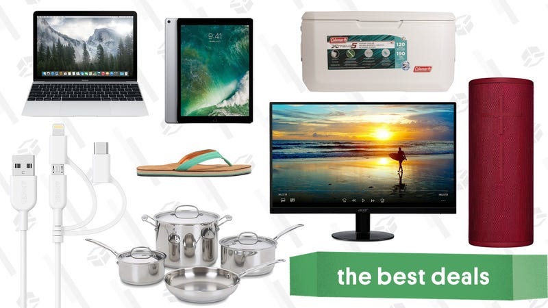 Illustration for article titled Wednesday's Best Deals: Butcher Box Wings, Clear the Rack, Macbooks, iPad Pros, and More