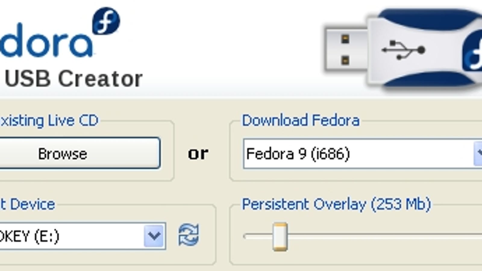 Live usb creator