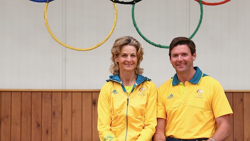 Illustration for article titled Married Olympian Couples Are Competitively Adorable