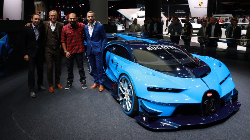 Illustration for article titled Bugatti's Awesome Virtual Concept Looks Real Enough To Race Offline