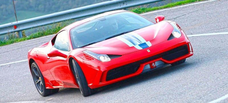 Illustration for article titled Ferrari 458 Recalled For Being Ideal Tiny Person Kidnapping Vehicle