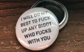 Anti-bigotry buttonEtsy