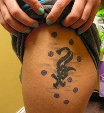 Illustration for article titled Woman Sues After Tattoo Parlor Inks White Sox Logo Backwards