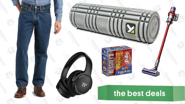 Wednesday's Best Deals: Noise Canceling Headphones, Levi's, Foam Rollers, and More
