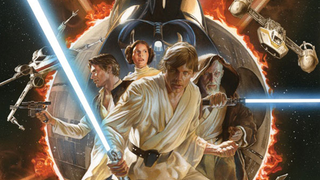 Illustration for article titled Alex Ross' Star Wars #1 cover is a beautiful tribute to Marvel's past