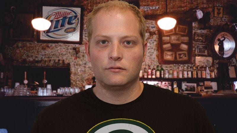 Illustration for article titled Packers Fan Blog Just Might Be Area Man’s Ticket Out Of Here