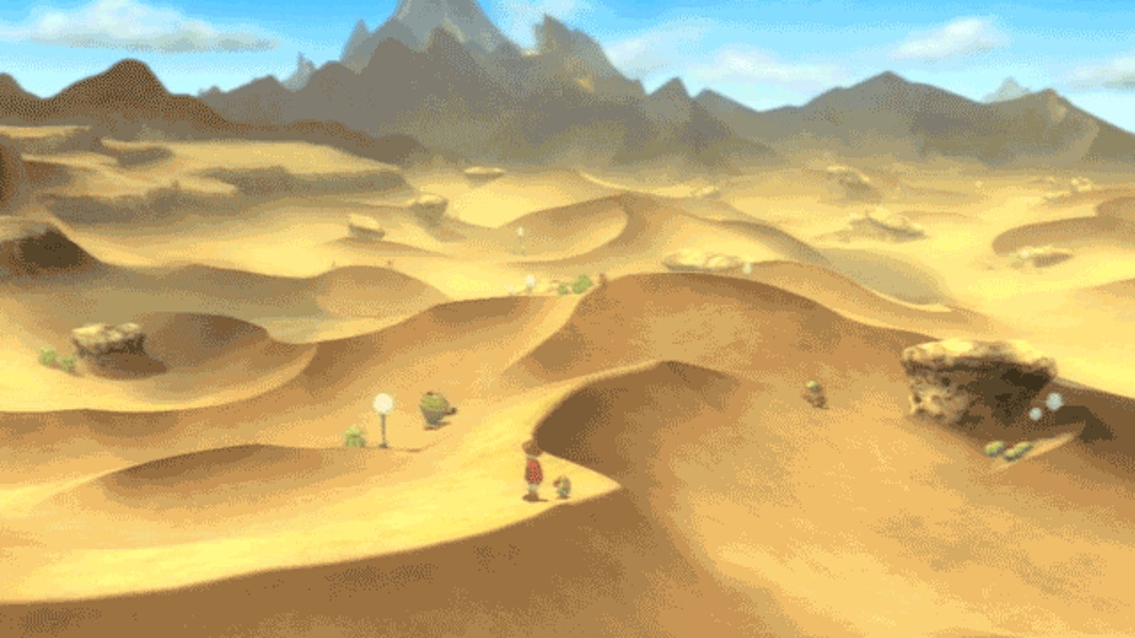 Пустыня анимация
