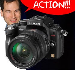 Illustration for article titled Pogue Says Panasonic's Pseudo-SLR GH1 Makes a Great HD Camcorder