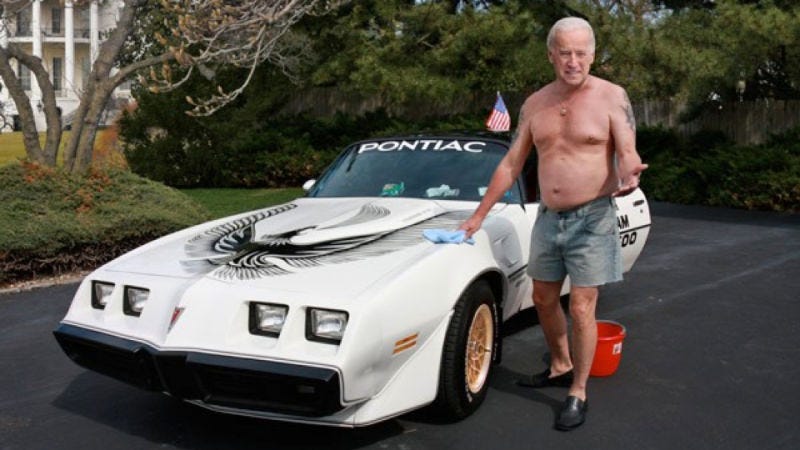 Illustration for article titled Vice President Joe Biden Lost $10 Betting That A CTS-V Was Faster Than A Tesla