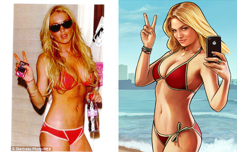 GTA V - Lacey Jonas Lindsay Lohan