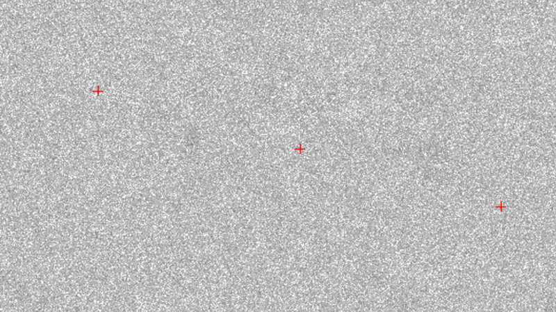 The asteroid isn’t in this image, thus, it’s not going to hit Earth.