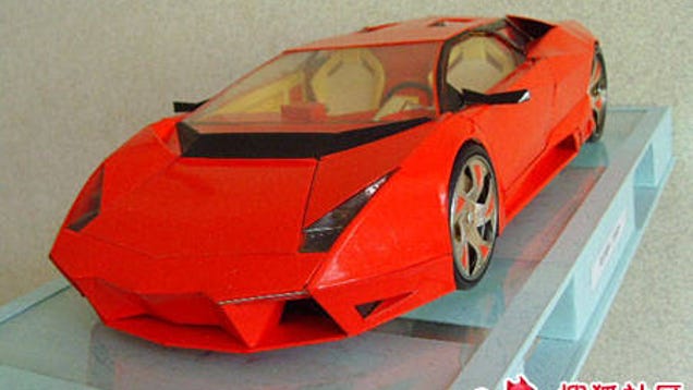 Cigarette Box Lamborghini Reventon Smokes The Matchstick