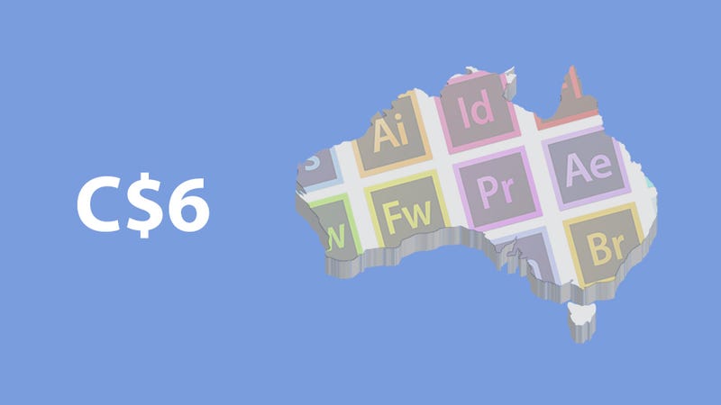 Illustration for article titled It's Less Expensive to Fly to the US and Buy Adobe CS6 Than to Buy It in Australia