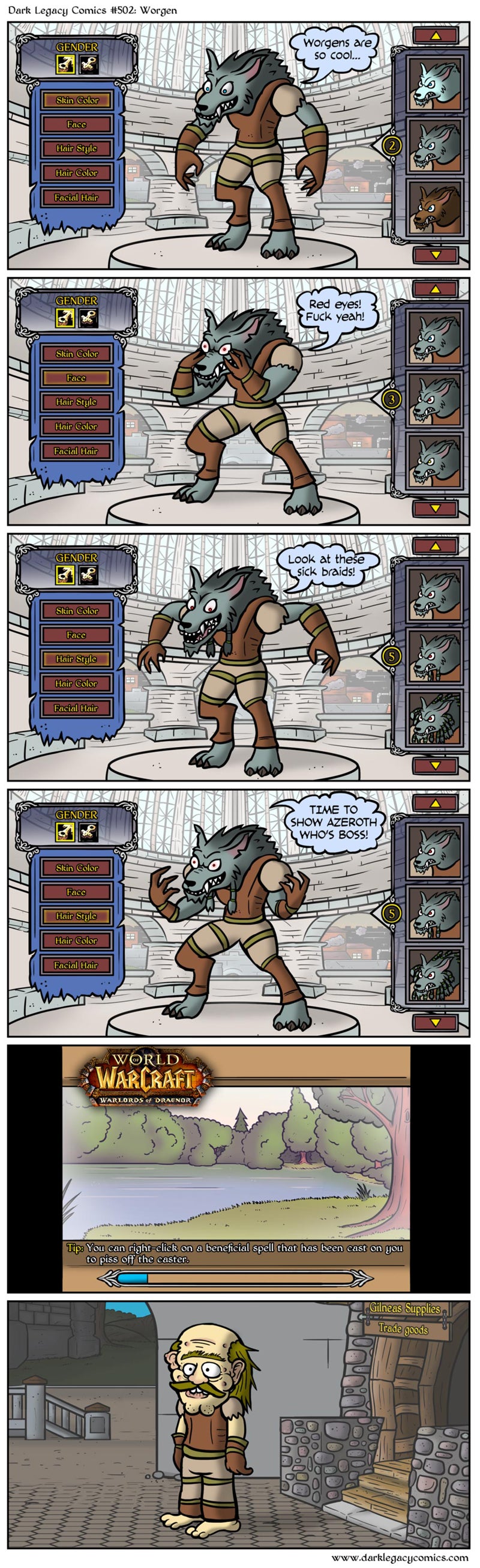 The Truth About World of Warcraft's Worgen Characters