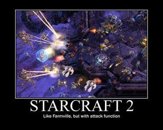 Illustration for article titled How To Explain StarCraft To FarmVille People