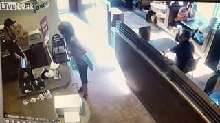 Woman Furiously Shits On Floor Of Tim Hortons, Throws It At Employees