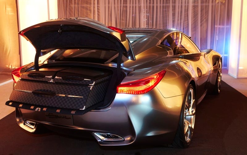 Speculate No More About How Custom Louis Vuitton Bags Fit Into The Infiniti Essence Concept!