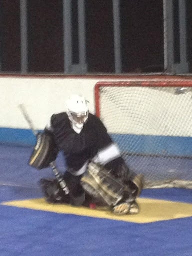 Illustration for article titled Sidney Crosby Played Goalie In A Dek Hockey Game The Other Night