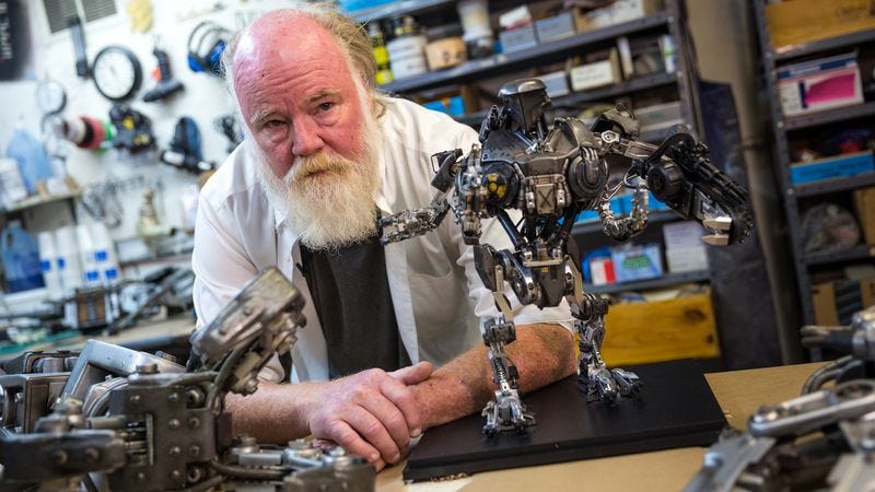 Illustration for article titled A special effects legend reminisces about creating RoboCop 2’s Cain