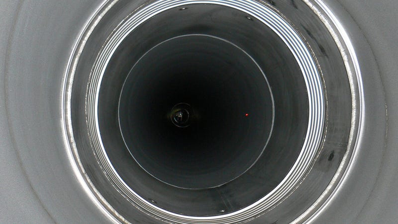 The LIGO beam pipe (Image: Flickr user Tobin)