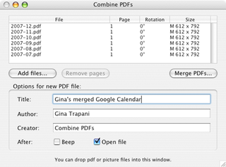 mac os combine pdf files