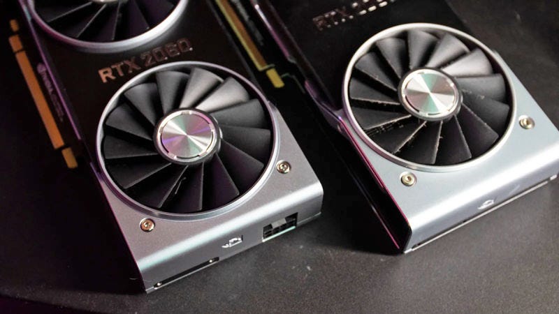 Nvidia RTX 2080 y la 2080 TiFoto: Alex Cranz (Gizmodo)