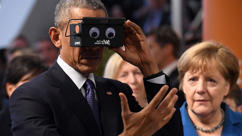 Barack Obama Just Tested a VR Headset and Loved It