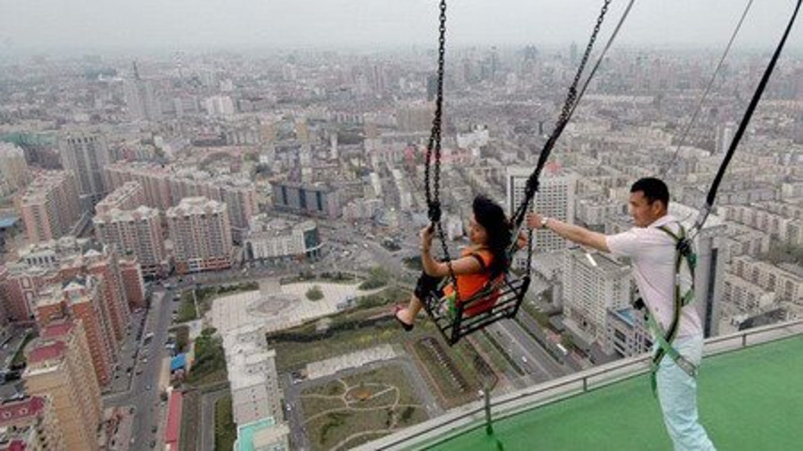 Worlds Highest Swing Looks Terrifying