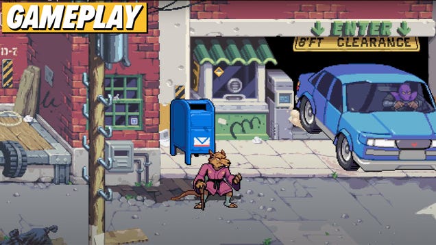 <div>Mutant Rat Rampages Through Streets Of New York In The Second Stage Of TMNT: Shredder's Revenge</div>