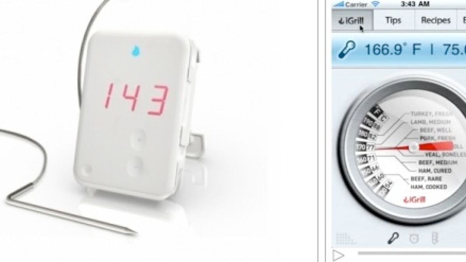 Get This Bluetooth-Enabled, iPhone-Compatible, Meat Thermometer so You