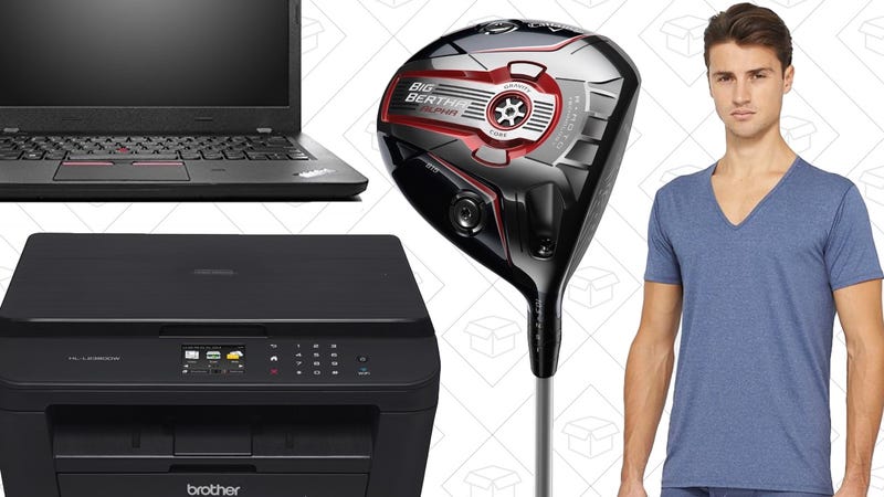 Illustration for article titled The Best Memorial Day Deals: Laser Printers, Cheap ThinkPad, Golfing Gear, and More