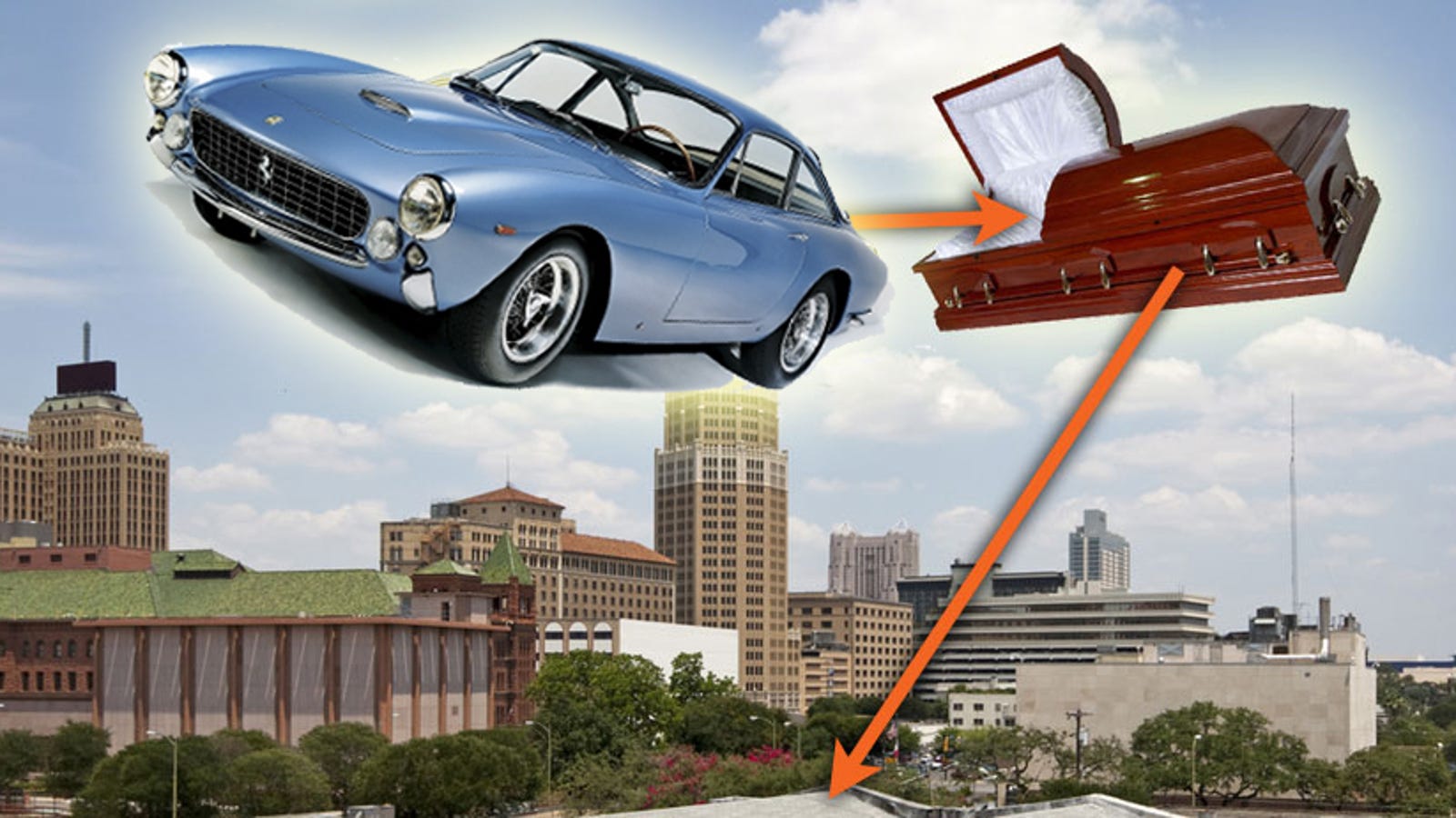 A Texas Woman Is Actually Buried In Her Ferrari