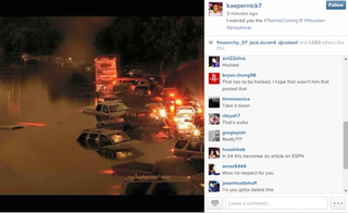 Illustration for article titled Colin Kaepernick Unwisely Compares Self To Houston Floods